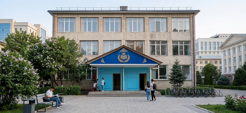 ACLAS College Bishkek campus building exterior in Kyrgyz Republic