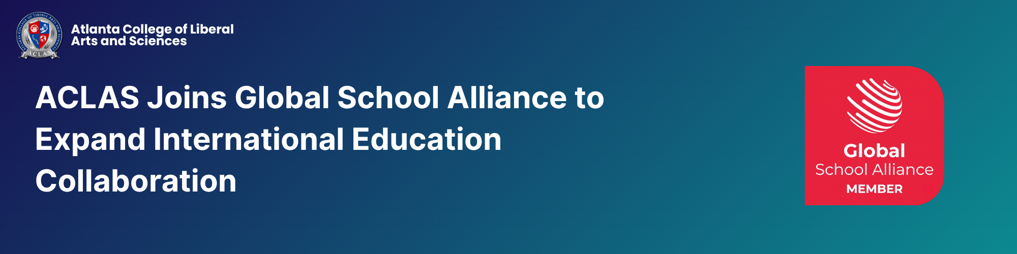 ACLAS Joins Global School Alliance to Expand International Education Collaboration