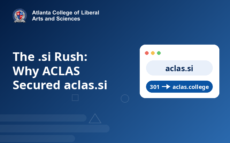 The .si Rush: Why Our University Secured aclas.si in the "Super Intelligence" Era